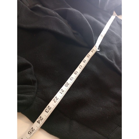 Turnbury 100% Cashmere Black Coat, size 44R Long Blazer Dress Jacket Coat - Picture 10 of 13